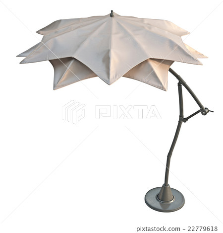 Modern beach umbrella Modern beach umbrella 22779618