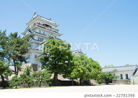 Hiroshima ken Fukuyama castle Honmaru castle tower 22781398