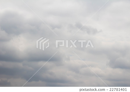 Grey cloudy sky Grey cloudy sky 22781401