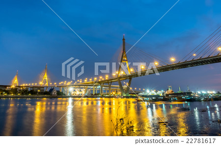 Bhumiphol bridge in Bangkok 22781617