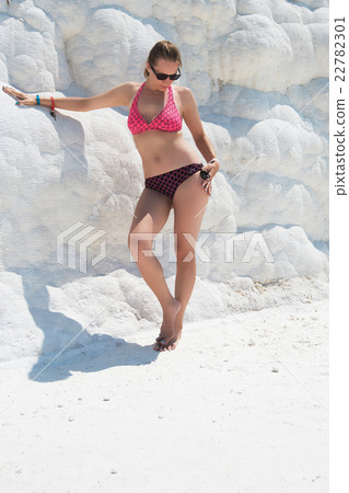 Portrait of woman in Pammukale 22782301