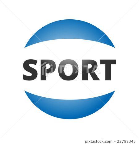 Abstract round sport logo 22782343