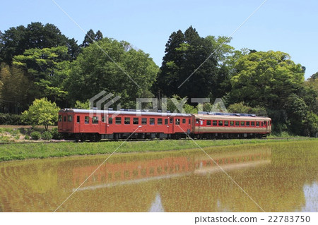 Isuimi Railway Kiha 52 + Kiha 28火車和水鏡 22783750