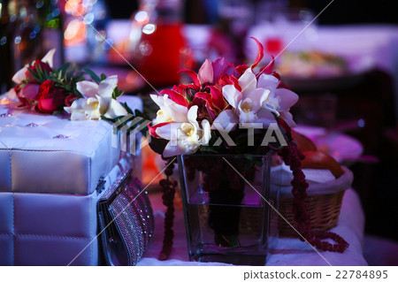 Table set for an event party or wedding reception 22784895