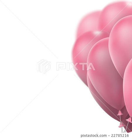 Pink glossy balloons. EPS 10 Pink glossy balloons. EPS 10 22785216