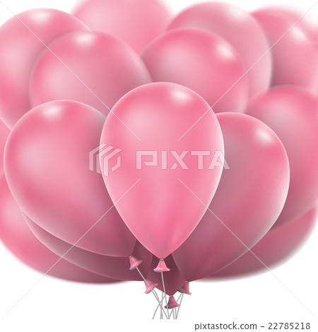 Pink glossy balloons. EPS 10 Pink glossy balloons. EPS 10 22785218