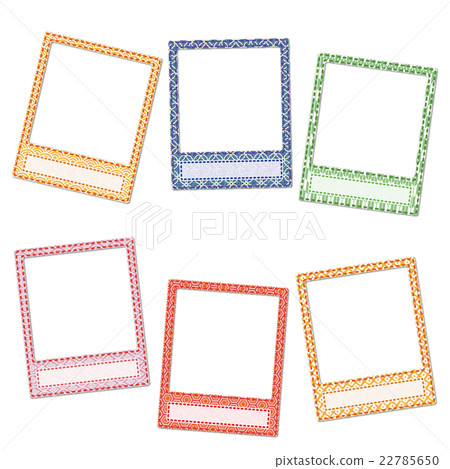 Patchwork style photo frame - Stock Illustration [22785650] - PIXTA