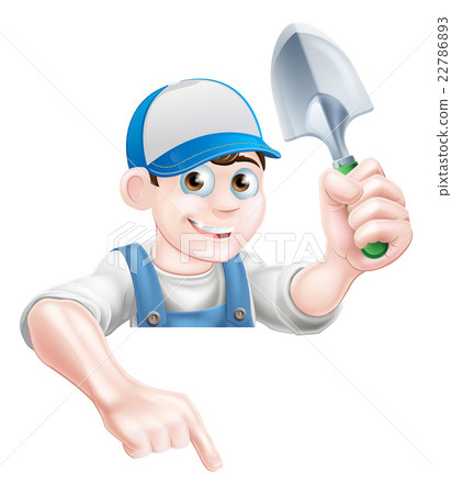 Gardening Mascot Gardening Mascot 22786893