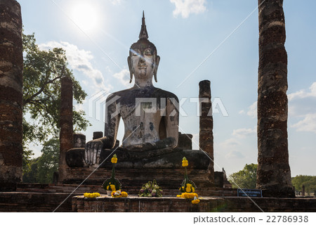 Beautiful statue of Buddha in Sukhothai 22786938