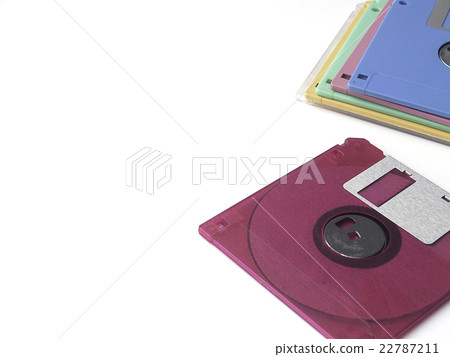 colorful floppy disk isolated on white background colorful floppy disk isolated on white background 22787211