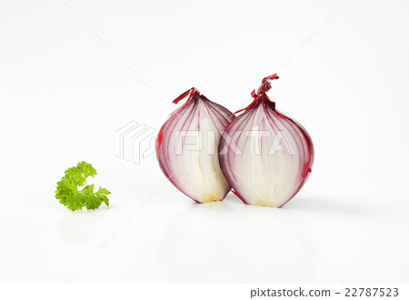 halved red onion halved red onion 22787523