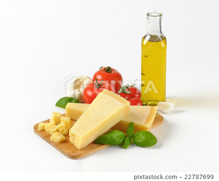 parmesan cheese, vegetables and olive oil 22787699