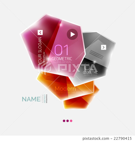 Shiny colorful geometric business abstract Shiny colorful geometric business abstract 22790415