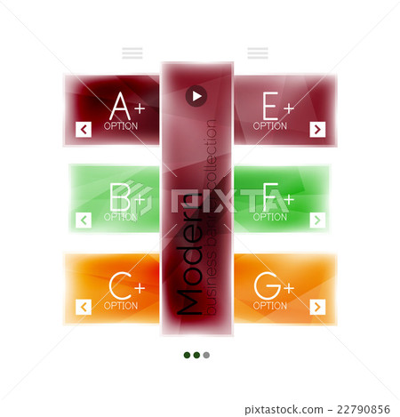 Colorful stripes glass geometric infographics Colorful stripes glass geometric infographics 22790856