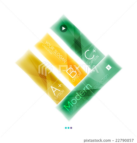 Colorful stripes glass geometric infographics Colorful stripes glass geometric infographics 22790857