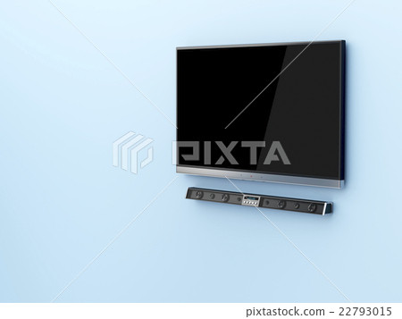 Tv and soundbar 22793015
