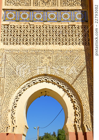 morocco arch in africa the blue sky morocco arch in africa the blue sky 22793082