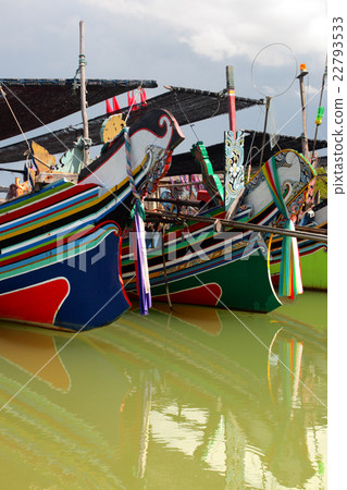 Taditional fisherman boats in Kelantan, Malaysia Taditional fisherman boats in Kelantan, Malaysia 22793533