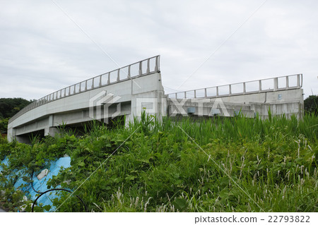 The elevated road under construction 22793822
