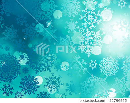Blue Christmas background with snowflakes. EPS 10 22796255