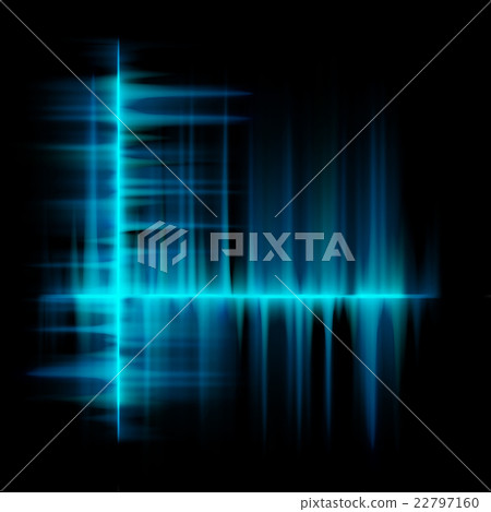 Blue lines equalizer design template. EPS 10 22797160