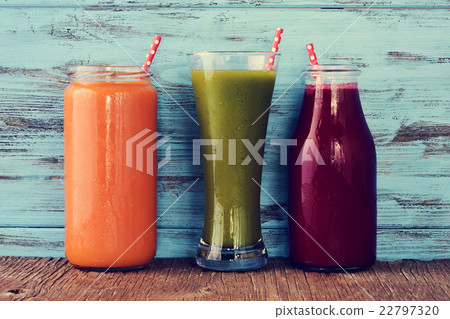 different fresh smoothies 22797320