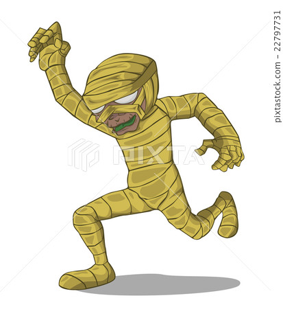 Mummy Character vector. Monster in Halloween night 22797731