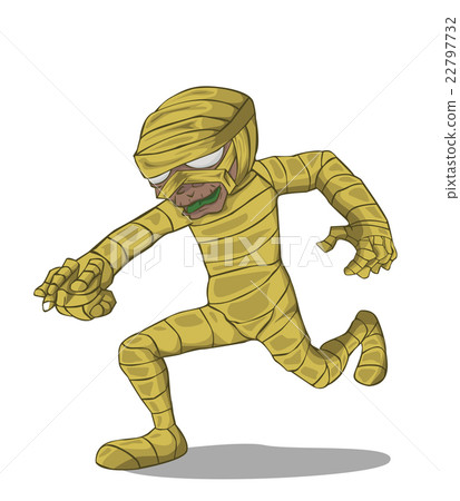 Mummy Character vector. Monster in Halloween night Mummy Character vector. Monster in Halloween night 22797732