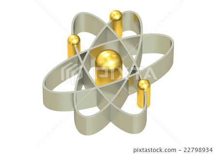 Atom, 3D rendering 22798934