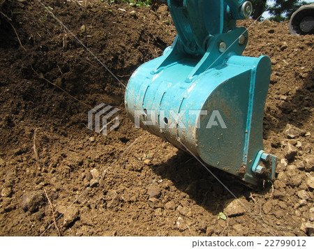 Heavy equipment excavation work 22799012