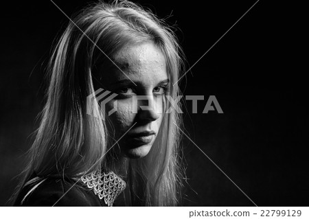 girl with pimply skin 22799129