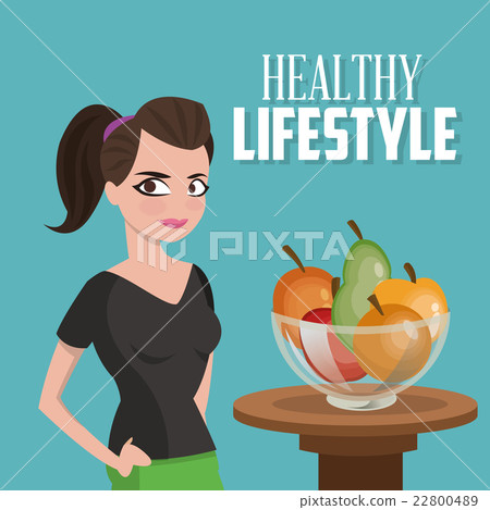 Icon of Healthy Lifestyle design, vector Icon of Healthy Lifestyle design, vector 22800489