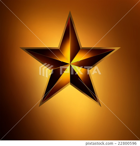 illustration of a Red star on gold. EPS 8 illustration of a Red star on gold. EPS 8 22800596
