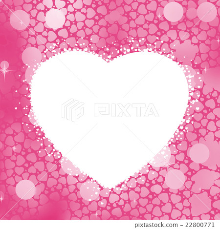 Pastel Heart bokeh frame with copy space. EPS 8 22800771