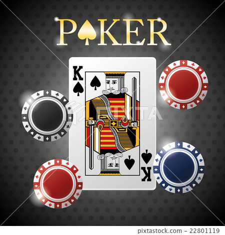 Poker design, cards and chips concept ,, casino 22801119