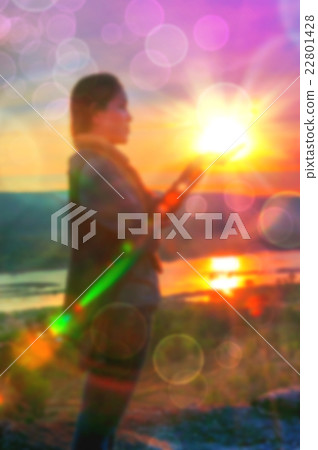 Abstract Blurred and soft photo of Women Abstract Blurred and soft photo of Women 22801428