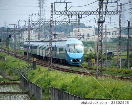 Odakyu Line Blue Romance Car 22802368
