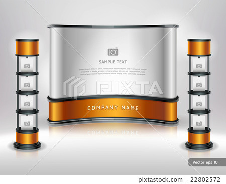 Trade exhibition stand display. 22802572