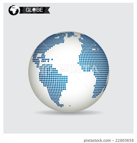 Modern Globe, vector illustration. Modern Globe, vector illustration. 22803658
