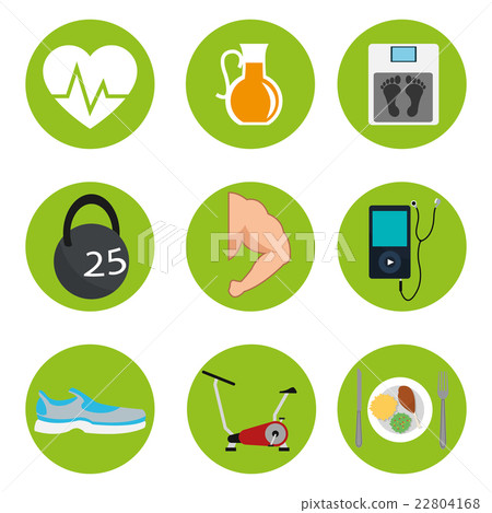 Healthy lifestyle design. bodycare icon.  Colorful Healthy lifestyle design. bodycare icon.  Colorful 22804168
