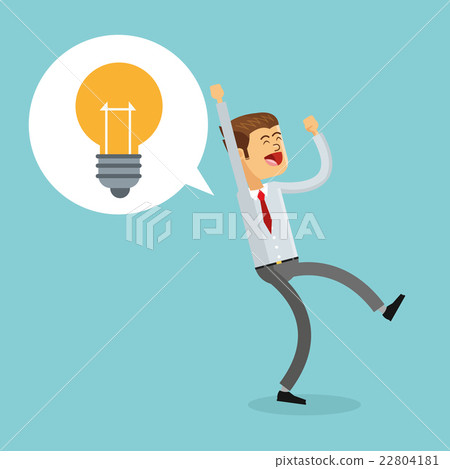 Businessman design. Success icon. Colorful design  22804181