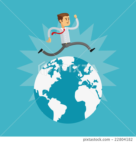 Businessman design. Success icon. Colorful design  22804182