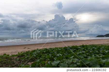 thunderstorm is coming over the sea thunderstorm is coming over the sea 22806192