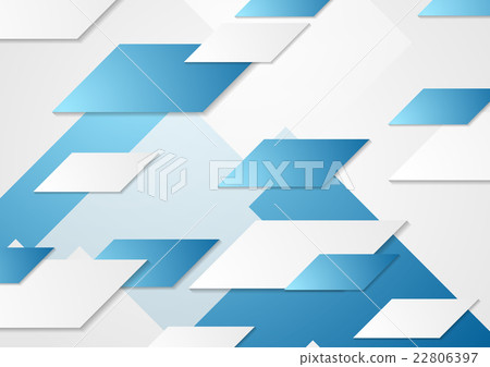 Abstract tech corporate blue vector background - Stock Illustration ...