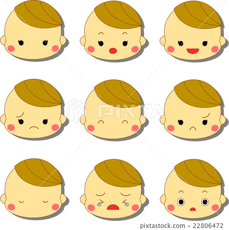 Baby Various facial expressions 22806472