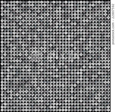 Background with shiny silver sequins. Background with shiny silver sequins. 22807592