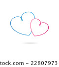 heart line art logo vector illustration 22807973