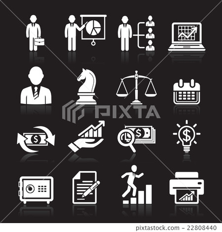 Business icons, management and human resources. 22808440