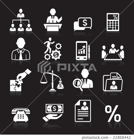 Business icons, management and human resources. Business icons, management and human resources. 22808442