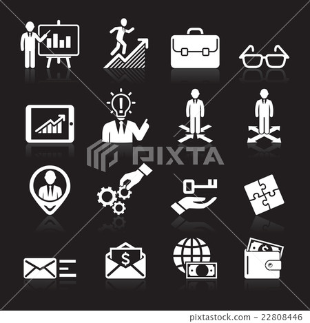 Business icons, management and human resources. 22808446